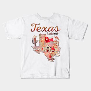 Texas Raised Kids T-Shirt